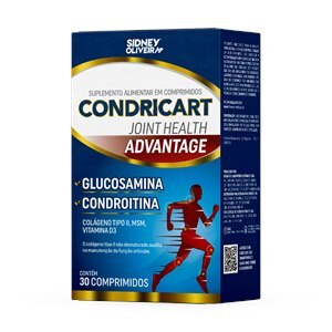 CONDRICART GLUCOSAMINA + CONDROITINA 30 COMPRIMIDOS SIDNEY OLIVEIRA