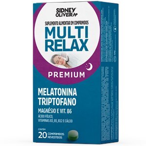 Multi Relax Premium 20 Comprimidos Sidney Oliveira