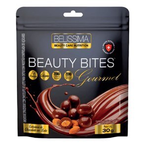 BEAUTY BITES GOURMET SABOR CHOCOLATE AO LEITE 30G