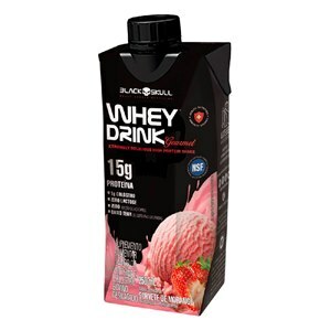 WHEY DRINK GOURMET SABOR MORANGO 250ML