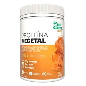 PROTEÍNA VEGETAL EAT CLEAN SABOR DOCE DE LEITE 600G