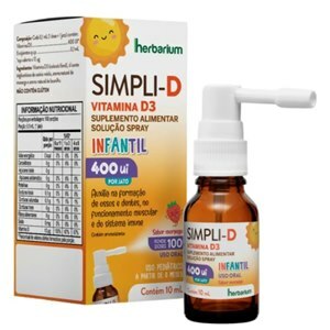 VITAMINA D SIMPLI D 400UI INFANTIL HERBARIUM 20ML SPRAY