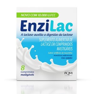 ENZILAC 10000UI 8 COMPRIMIDOS