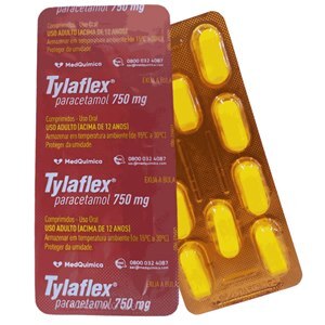 PARACETAMOL- TYLAFLEX 750MG 10 COMPRIMIDOS