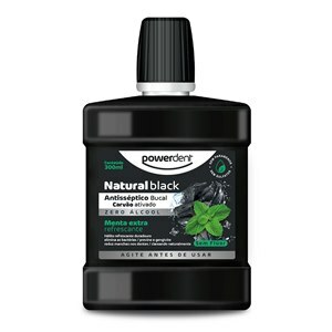 ANTISSÉPTICO BUCAL NATURAL BLACK POWERDENT 300ML