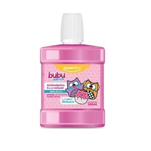 ANTISSÉPTICO BUCAL INFANTIL BUBU SABOR MELANCIA POWERDENT 300ML