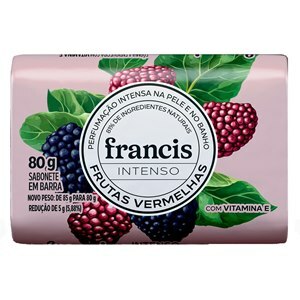 Sabonete Francis Intenso Frutas Vermelhas 80g