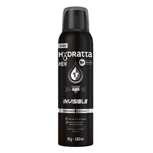 DESODORANTE AEROSOL HYDRATTA MEN INVISIBLE 150ML