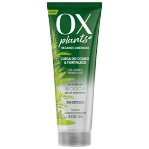 CONDICIONADOR OX PLANTS CUIDA DO COURO & FORTALECE 400ML