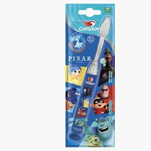 ESCOVA MACIA INFANTIL CONDOR PIXAR LUZ DE LED 