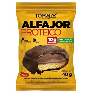 ALFAJOR PROTEICO AVELÃ TOPWAY 40G