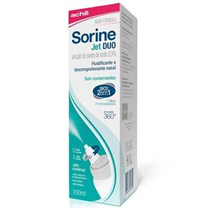 CLORETO DE SÓDIO - SORINE JET DUO 0,9% 100ML