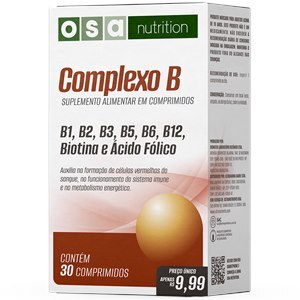 COMPLEXO B 30 COMPRIMIDOS OSA NUTRITION 