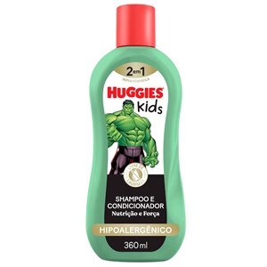 Shampoo E Condicionador Huggies Kids Nutrição E Força 2 Em 1 360ml