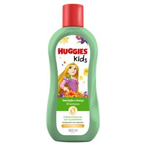 SHAMPOO HUGGIES KIDS NUTRIÇÃO E FORÇA 360ML