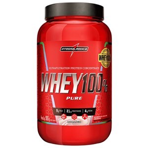 Whey 100% Pure Sabor Morango Pote 900G