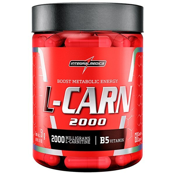 l carnitina tira o sono L-Carn 2000 60 Cápsulas