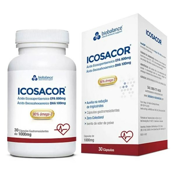 ICOSACOR EPA 1000MG BIOBALANCE 30 CÁPSULAS - Ultrafarma