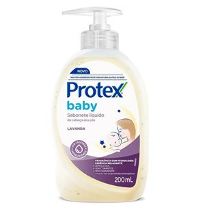 SABONETE LÍQUIDO PROTEX BABY CABEÇA AOS PÉS LAVANDA 200ML