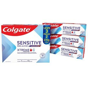 Creme Dental Colgate Sensitive Pro Alívio Imediato Original 270G Leve 3 Pague 2