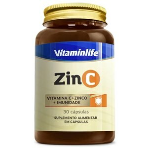 VITAMINA C + ZINCO - ZIN C VITAMINLIFE 30 CÁPSULAS