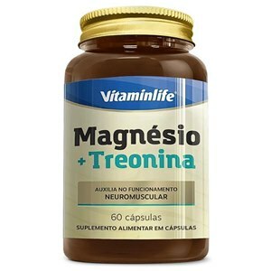 MAGNÉSIO + TREONINA VITAMINLIFE 60 CÁPSULAS