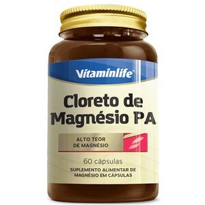 CLORETO MAGNÉSIO PA VITAMINLIFE 60 CÁPSULAS