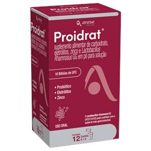 Proidrat Probióticos + Eletrólitos + Zinco 6 + 6 Sachês 