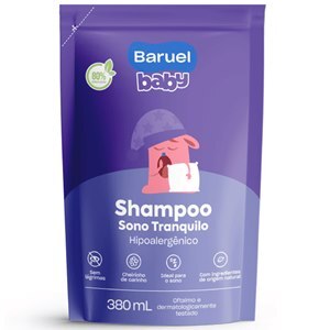 SHAMPOO LÍQUIDO SONO TRANQUILO BARUEL BABY REFIL 380ML