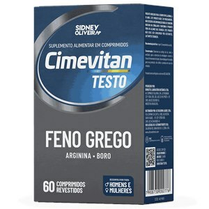 CIMEVITAN TESTO FENO GREGO 60 COMPRIMIDOS SIDNEY OLIVEIRA