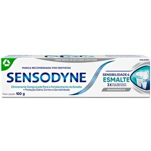 CREME DENTAL SENSODYNE SENSIBILIDADE & ESMALTE BRANQUEADOR 100G