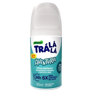 Desodorante Antitranspirante Roll-On Trá Lá Lá Kids Aventura 65ml