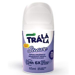 Desodorante Antitranspirante Roll-On Trá Lá Lá Kids Suave 65ml