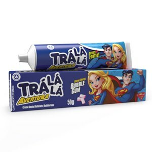 CREME DENTAL TRÁ LÁ LÁ KIDS AVENTURA SABOR BUBBLE GUM 50G