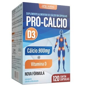 PRÓ-CÁLCIO 900MG D3 120 CÁPSULAS