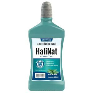 ANTISSÉPTICO BUCAL HALINAT COM ÁLCOOL COOL MINT 500ML