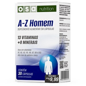 A-Z Homem 30 Cápsulas Osa Nutrition 