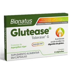 GLUTEASE TOLERASE G BIONATUS BIONATUS 6 CÁPSULAS