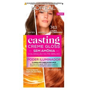 TINTURA CASTING CREME GLOSS 743 LOURO ACOBREADO
