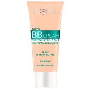 BB CREAM L'ORÉAL PARIS EFEITO MATTE 5 EM 1 FPS 50 MORENA 30ML