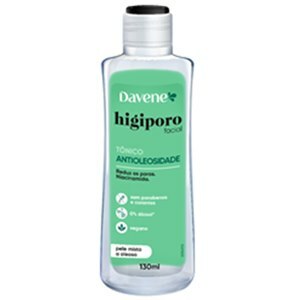 TÔNICO FACIAL DAVENE HIGIPORO PELE MISTA A OLEOSA 130ML