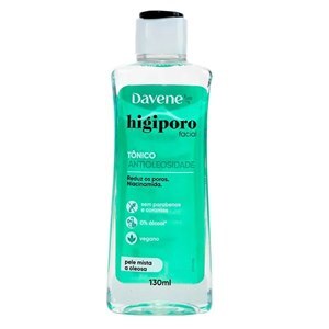 Tônico Facial Antioleosidade Davene Higiporo Pele Mista A Oleosa 130Ml