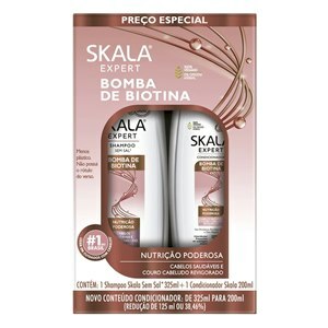 Kit Skala Expert Bomba De Biotina Shampoo + Condicionador 200ml