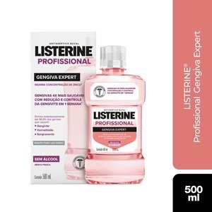 Antisséptico Bucal Listerine Profissional Gengiva Expert 500Ml
