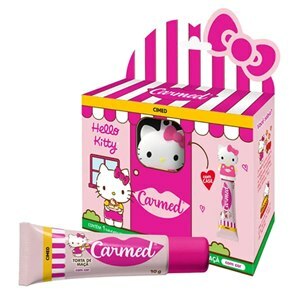 KIT CASE + HIDRATANTE LABIAL CARMED HELLO KITTY 10G