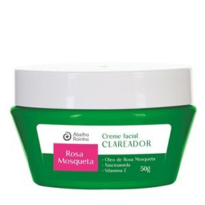 CREME FACIAL CLAREADOR ROSA MOSQUETA ABELHA RAINHA 50G