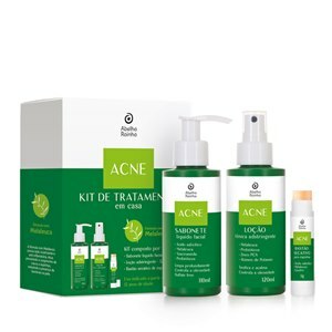 KIT ACNEW ANTIACNE SABONETE LÍQUIDO+TÔNICO FACIAL+GEL SECATIVO ABELHA RAINHA