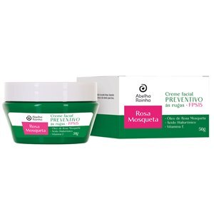 Creme Facial Rosa Mosqueta Anti-Rugas Fps15 Abelha Rainha 50G