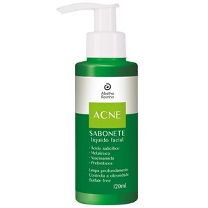 SABONETE LÍQUIDO FACIAL ANTIACNE ABELHA RAINHA 120ML