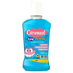 ENXAGUANTE BUCAL CARMED ZERO ÁLCOOL FINI DENTADURAS 250ML